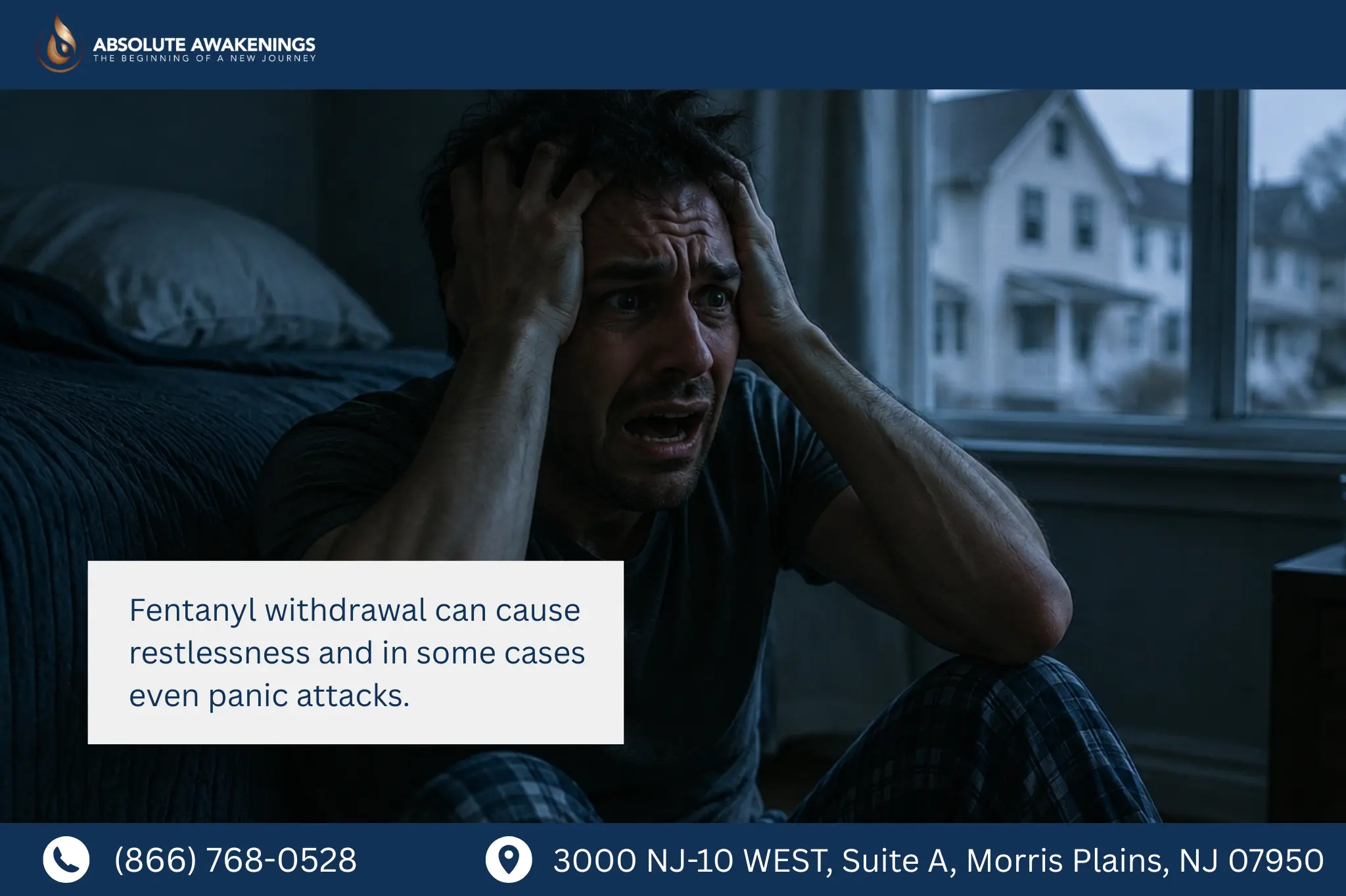 Fentanyl withdrawal can cause restlessness and in some cases even panic attacks.